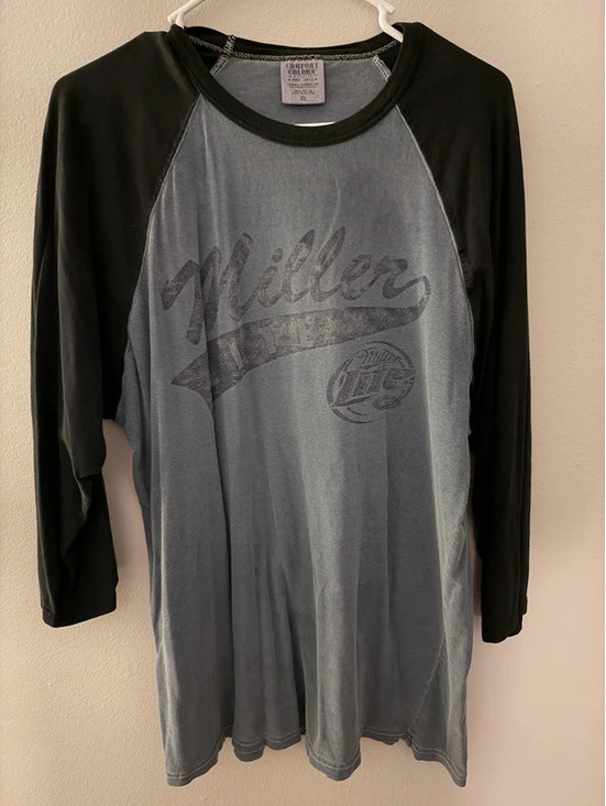 Comfort Colors Other - Miller Lite Baseball Tee